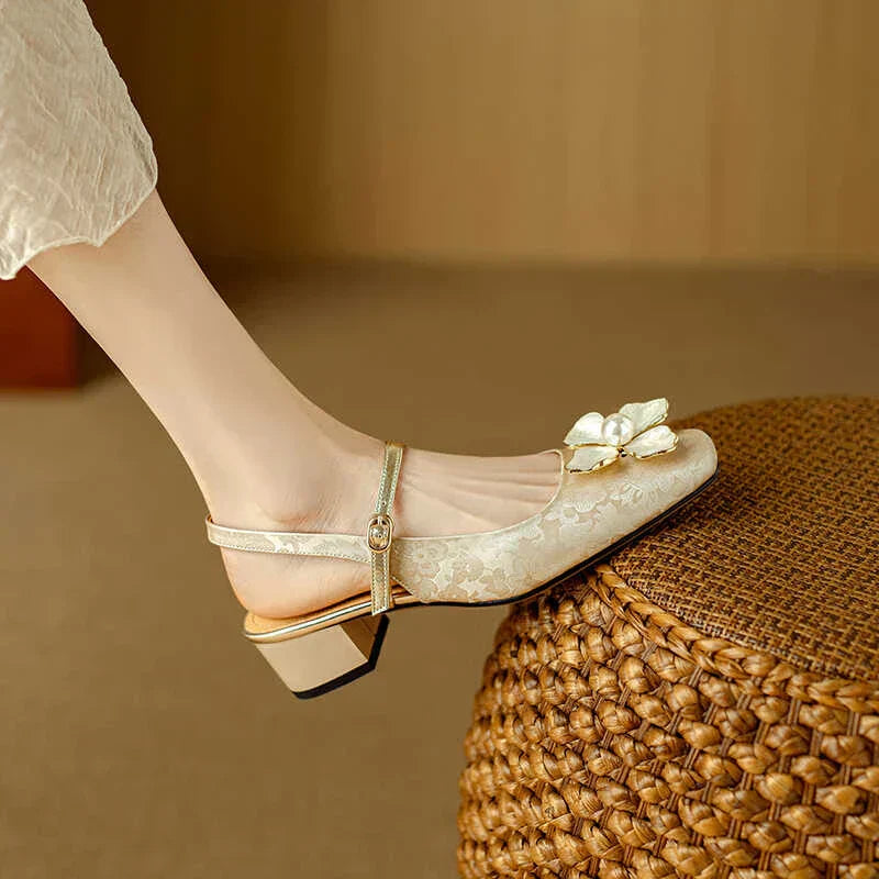 Emily | Genine Slingback Pumps