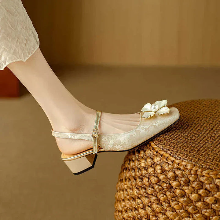 Emily | Genine Slingback Pumps