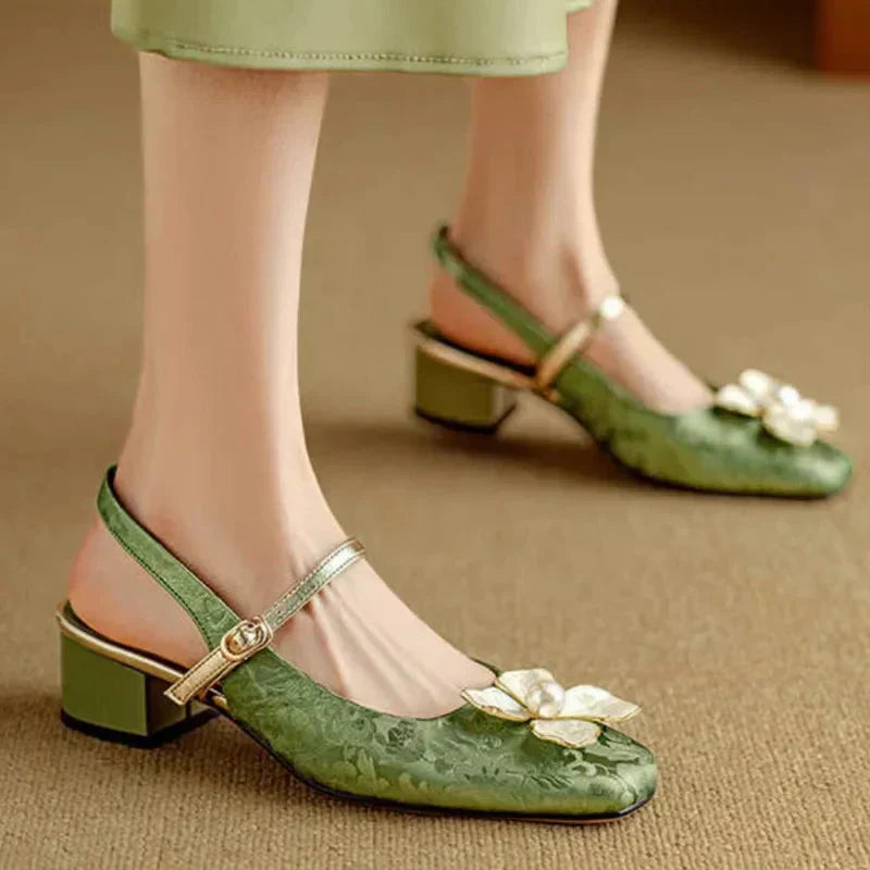 Emily | Genine Slingback Pumps