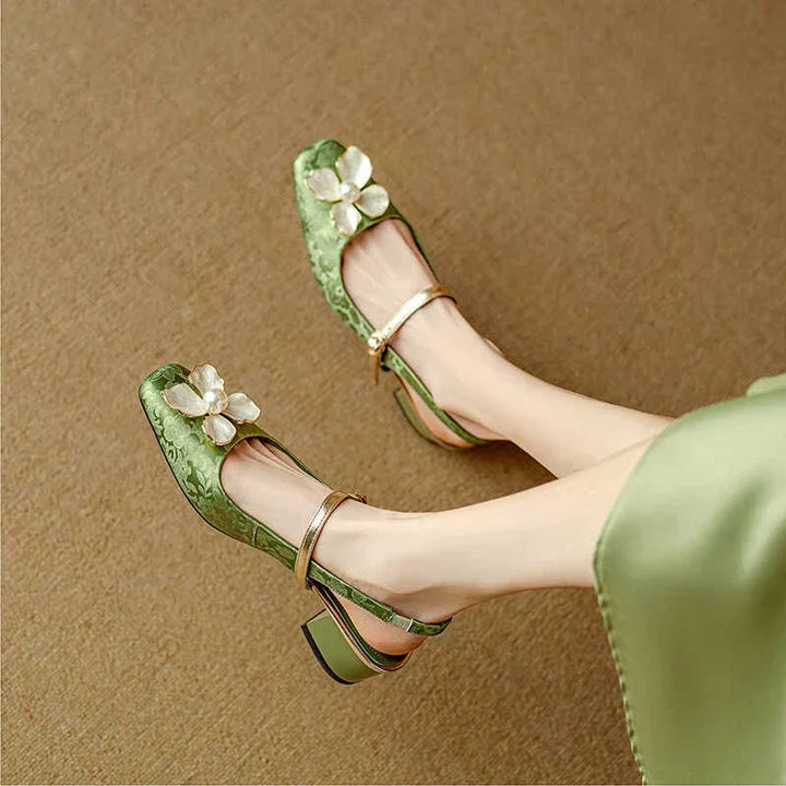 Emily | Genine Slingback Pumps