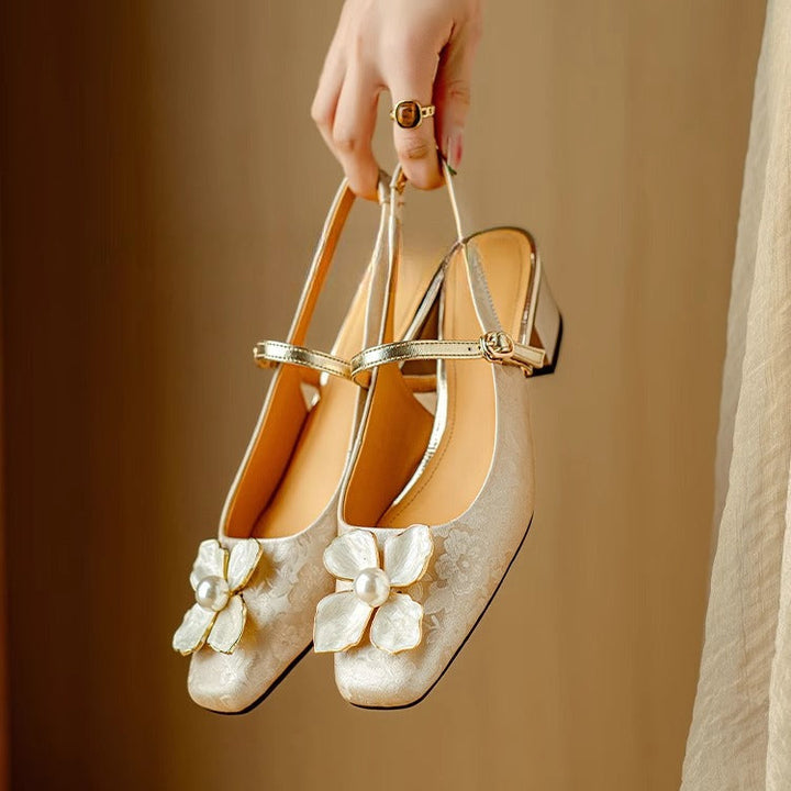 Emily | Genine Slingback Pumps
