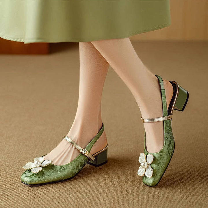 Emily | Genine Slingback Pumps