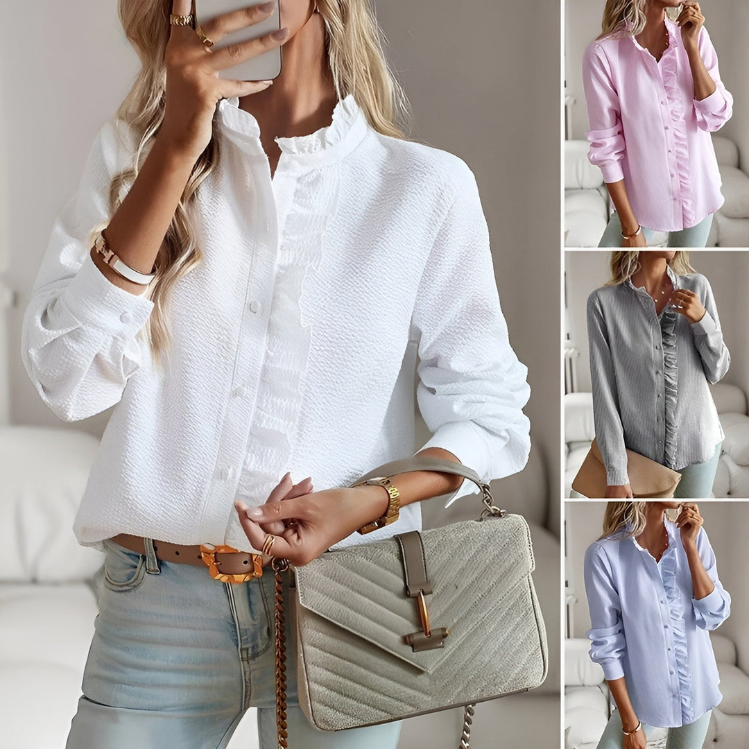 Olivia | Soft Pleated Blouse