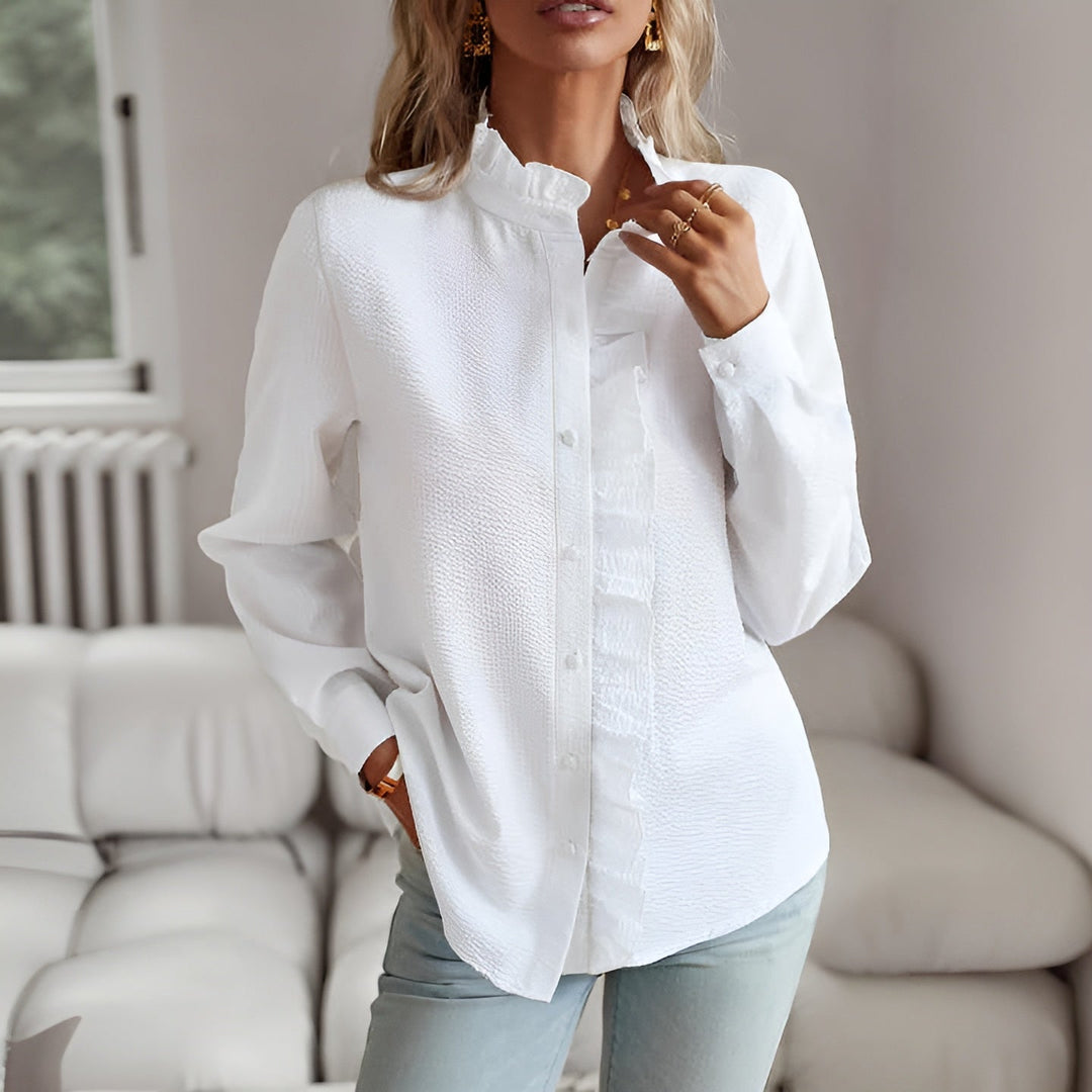 Olivia | Soft Pleated Blouse